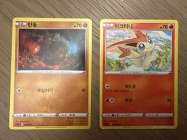 Zwei koreanische Pokemon Karten 🦖