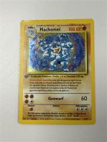 Pokémon Machomei Holo 1999 Base Set Deutsch