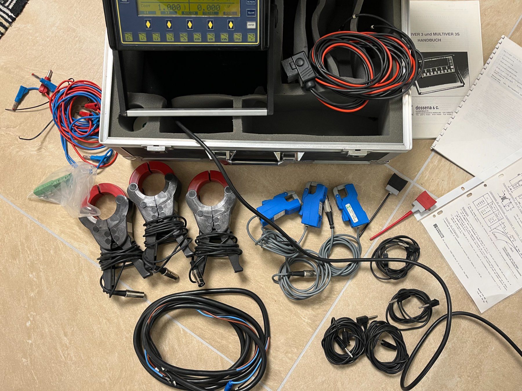 Misurare: Elektro-Starkstrom-Netzwerk-Analysator DOSSENA Multiver3S – Usato da Mumpf venduto da dadaboygugu 3