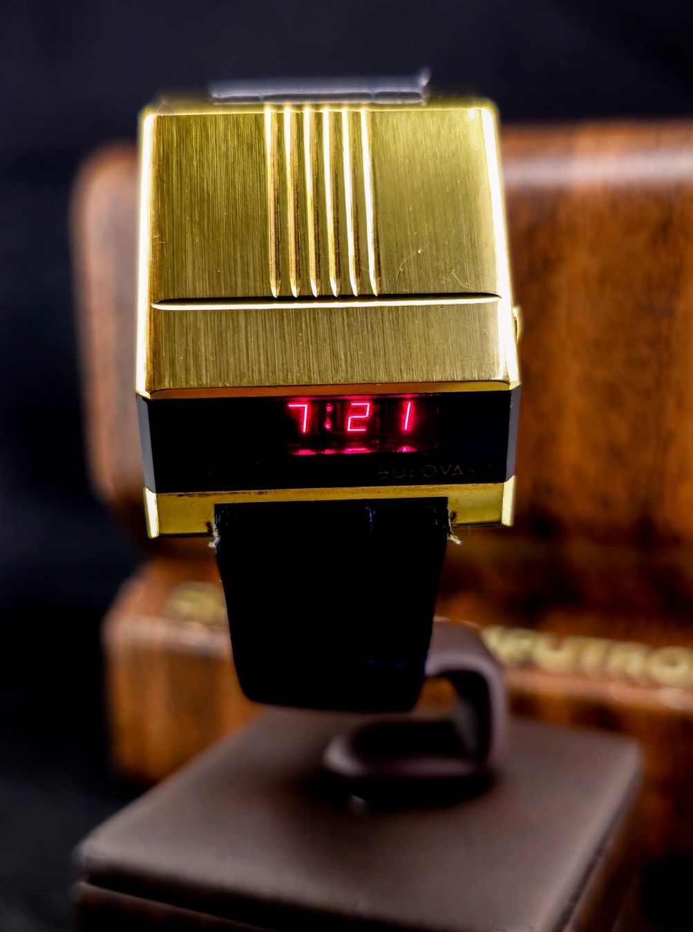 Bulova Orologi: Bulova Computron LED Vintage-Uhr mit Verpackung – Usato da Lugano venduto da R.Riccardo 1
