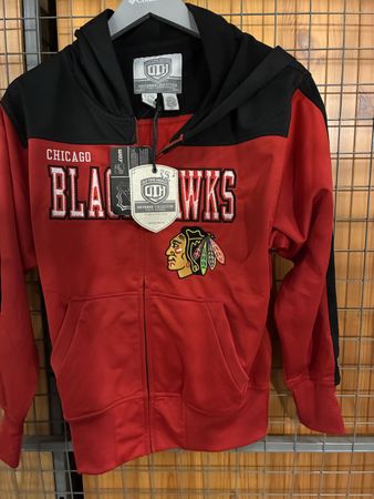 Chicago Blackhawks Hoodie, Old Time Hockey, Gr. L, Neu!