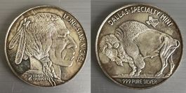 Dallas Specialty Mint Texas Indian Lone Star Buffalo 2oz.