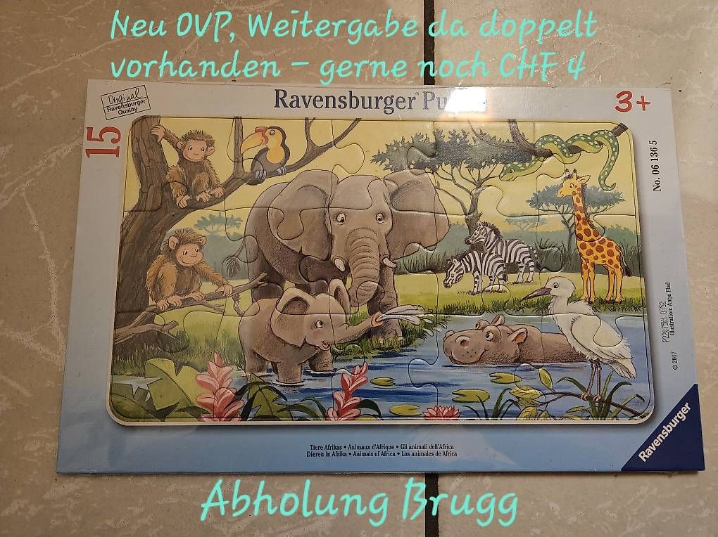 Puzzle: Div. Puzzle (Kinder) – Usato da Brugg AG venduto da man_cx5c
