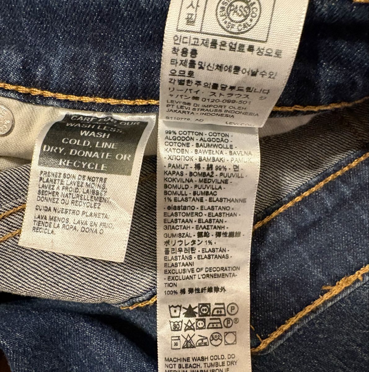 Levi's Jeans: Levi’s 514 33/32 – Usato da Le Grand-Saconnex venduto da AlexeyYu 2