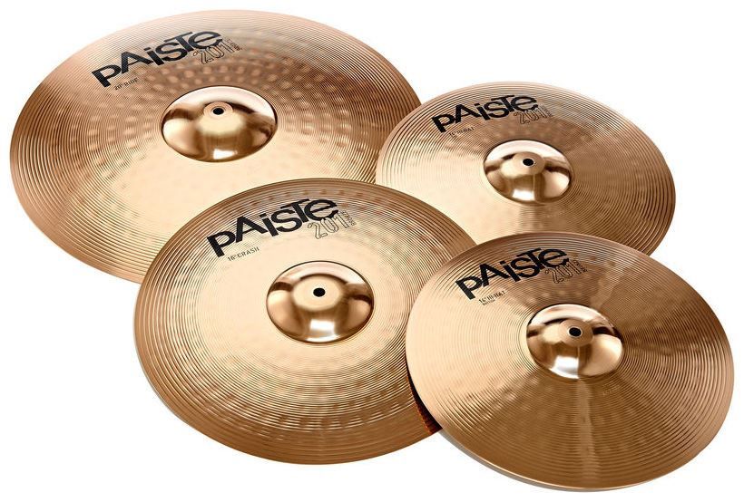 Paiste Strumenti musicali: Paiste Becken Set 201 Universal – Nuovo e nell'imballaggio originale da Murten venduto da Musicrent