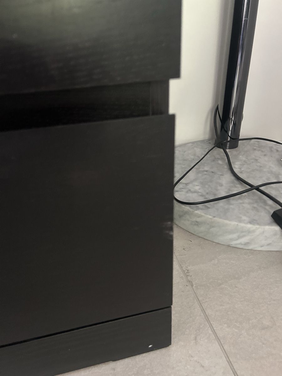 Kommoden: Ikea Malm Kommode schwarz mit Glasplatte – Gebraucht aus Muttenz von Jan.iglan 2