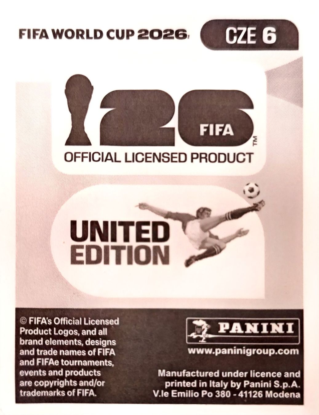 Panini Carte collezionabili: Carte FIFA World Cup 2026 CZE 6 – Usato da Clarens venduto da rim_g98y 1