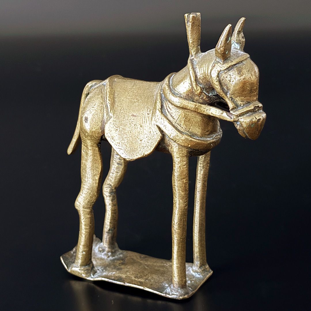 Skulpturen & Statuen: Massive Bronzefigur eines Pferdes – Gebraucht aus Luzern von downtonabbey 1