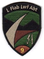 Badge L Flab Lwf Abt 9 braun