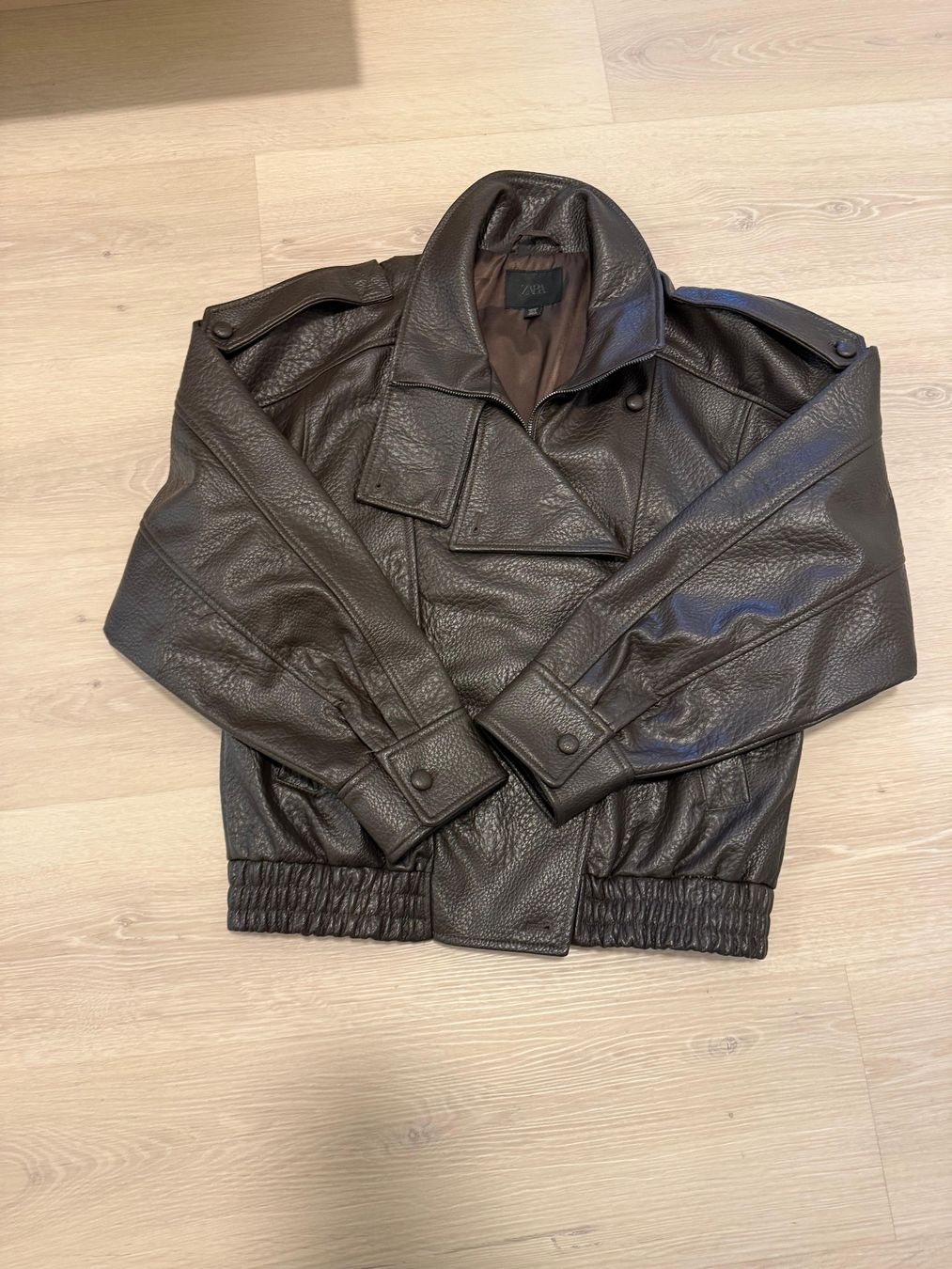Zara Giacche: Jacke in Lederoptik in Braun, Grösse S – Nuovo (secondo la descrizione) da Gränichen venduto da chr_k565 4