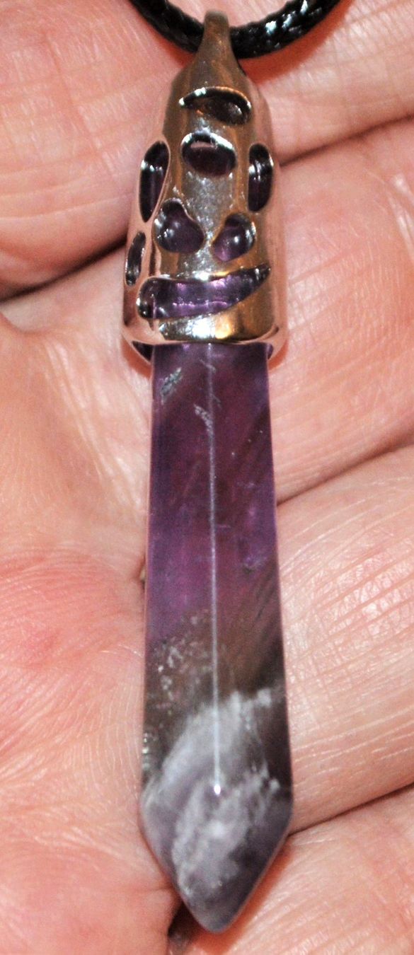 Ketten: Halskette 648 - Amethyst 5 cm Edelstein – Neu und originalverpackt aus Goldiwil (Thun) von han_v5b7