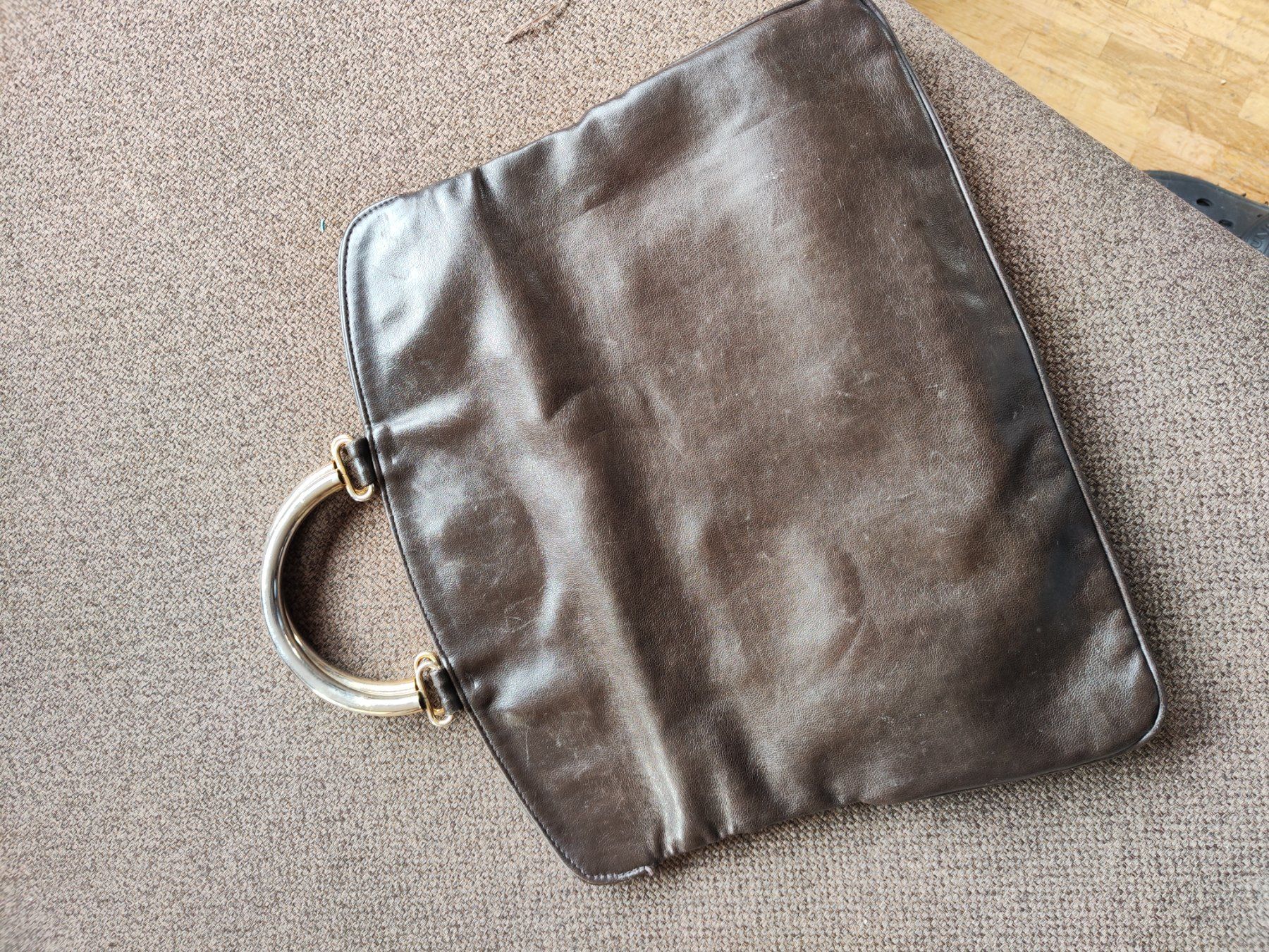 Taschen für Damen: Handtasche, braunes Leder – Gebraucht aus Saas im Prättigau von eve_22 3
