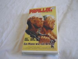 VHS Videokassette - Papillon - Steve mc Queen - Hoffman
