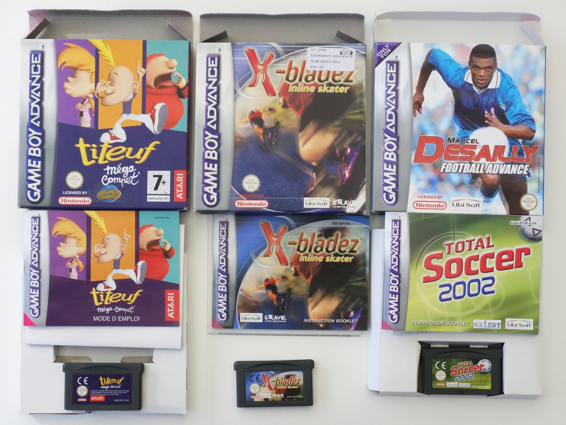 Nintendo Spiele: Sammlung Spiele Game Boy Advance Ref#A – Gebraucht aus Autigny von zel_gvl5 5
