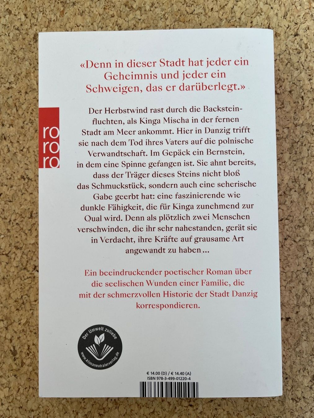 Libri: Taschenbuch "Ambra", Sabrina Janesch – Usato da Grosswangen venduto da Vita500 1