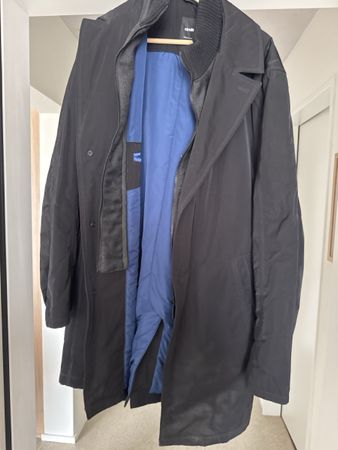 Strellson Mantel Herren Gr. 54 Schwarz, Top Zustand für Herb