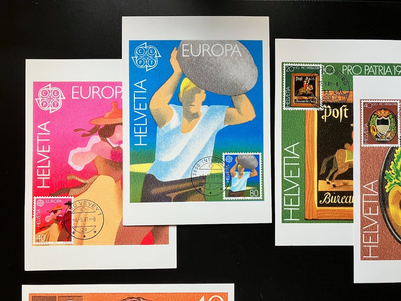 Tutti i francobolli: Maximumkarten 1981 - 13 Stück – Usato da Nesslau venduto da zueri6 1