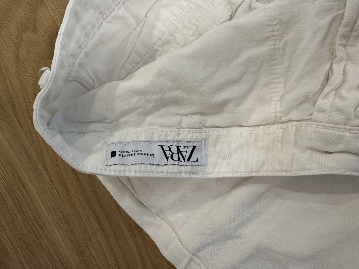 Zara Pantaloni: Zara Shorts, weiss, Grösse M – Usato da Lufingen venduto da ott_r59k 1