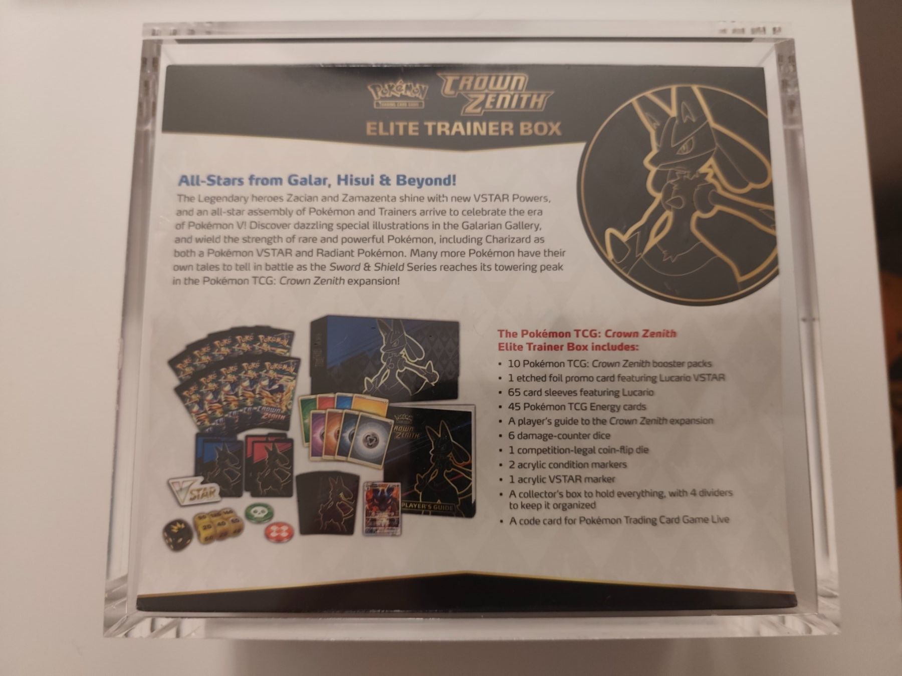Pokémon Carte collezionabili: Crown Zenith Elite Trainer Box - Elite Trainer Boxes – Nuovo e nell'imballaggio originale da Kriens venduto da zerox02 2