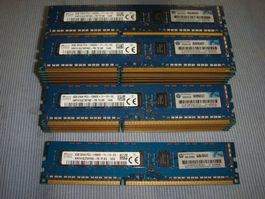 1 stück 8gb ddr3 PC3 12800E (1600) RAM für Computer. noch 6