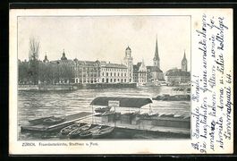 Zürich, Fraumünsterkirche, Stadthaus u