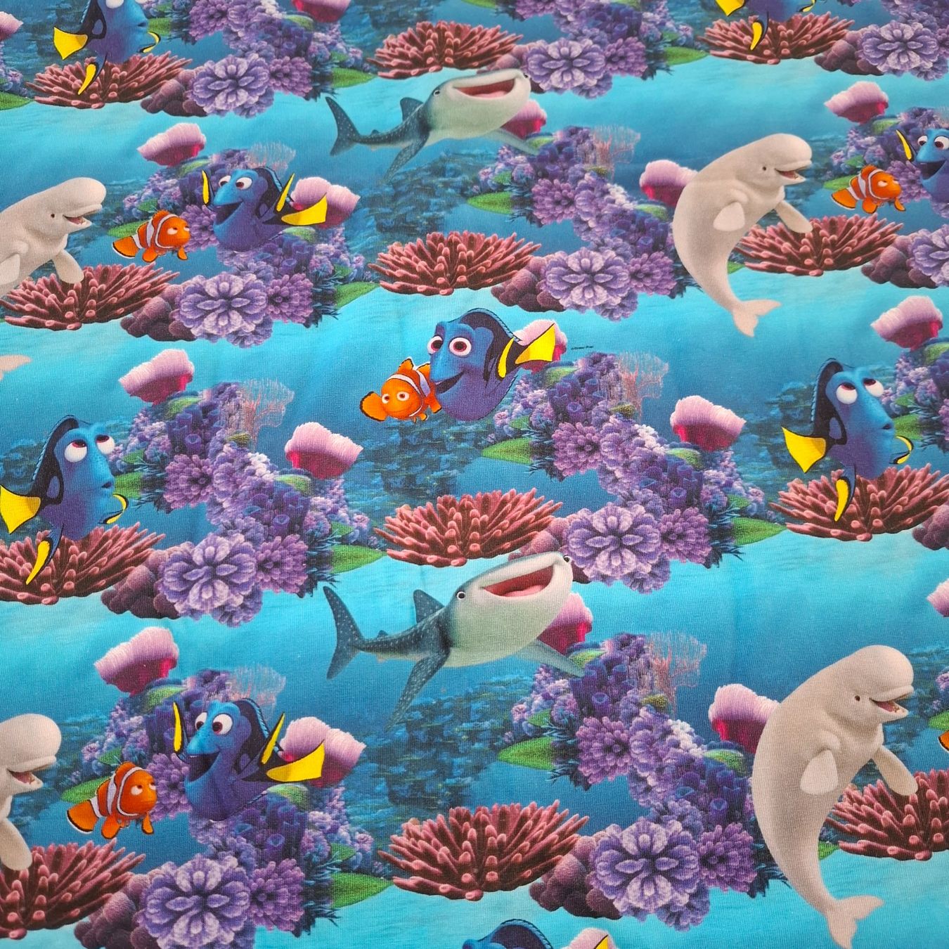 Tessuti: Disney Jersey Stoff Nemo 100 x 150 cm – Nuovo e nell'imballaggio originale da Schöftland venduto da mir_f9w6