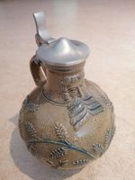 Bartmankrug, Salzglasur Krug mit Zinndeckel, Neuauflage
