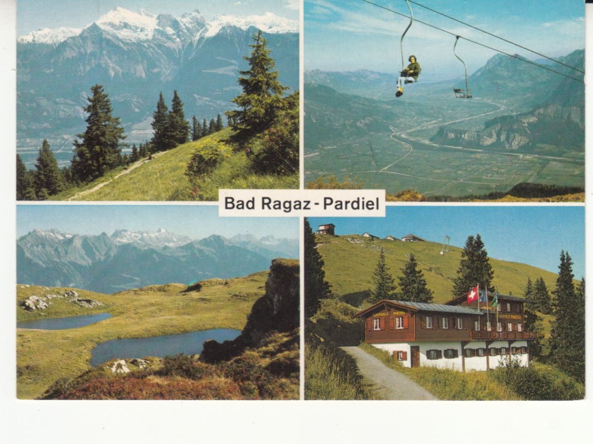 Ansichtskarten: Bad Ragaz Pardiel 1986 – Gebraucht aus Bürglen TG von StampGraf