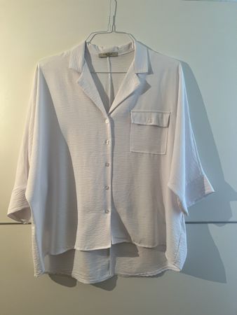 Bluse weiss, Grösse M/L