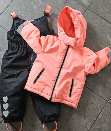 Winterset Mädchen Gr. 86/92: Jacke & Schneehose