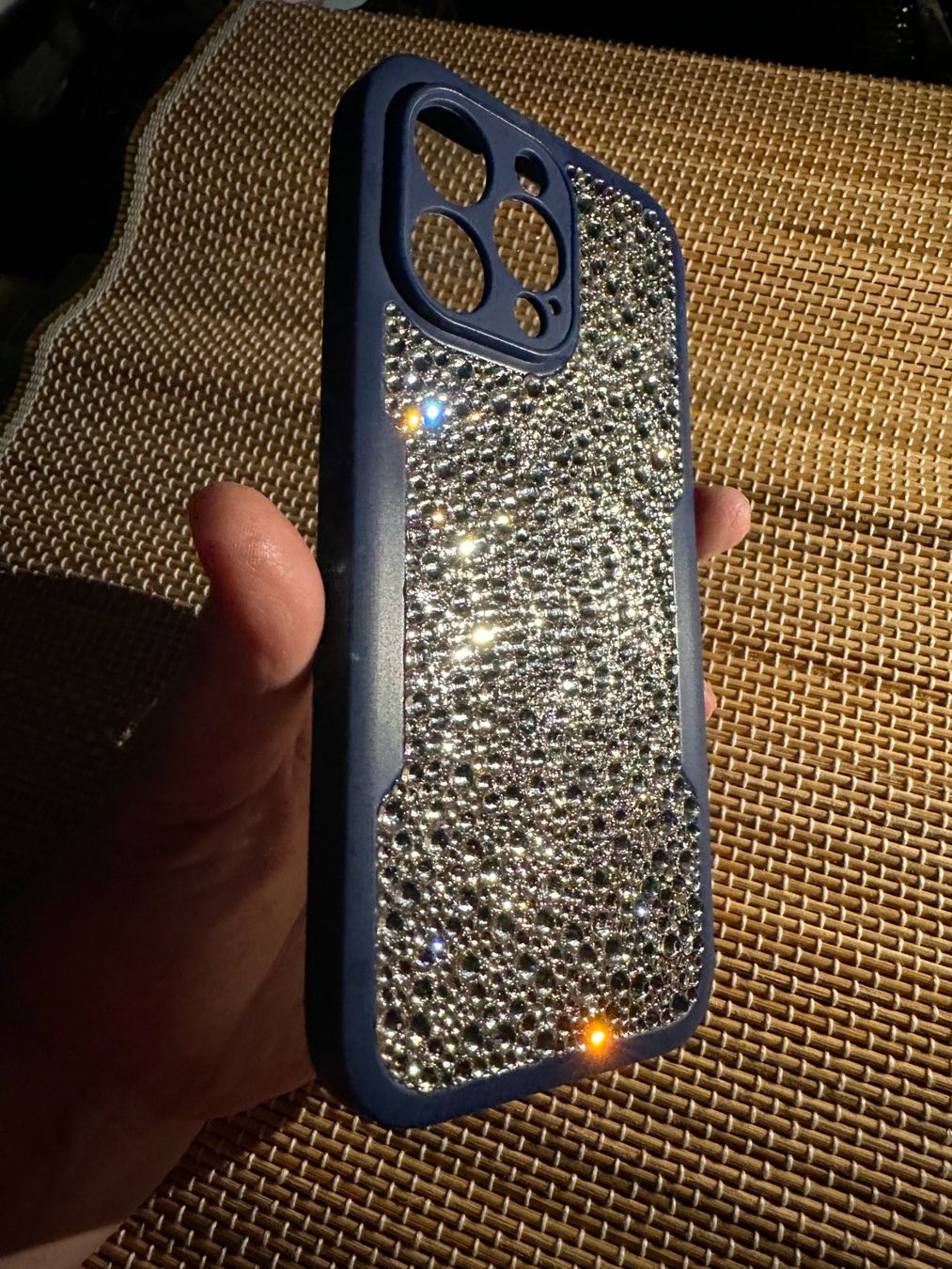 Cover & Protezioni schermo: Luxury 360 Full Body Front+Back Navy Blue, iPhone 14 Pro Max – Nuovo e nell'imballaggio originale da Genève venduto da AGBERG 5