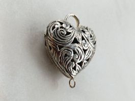 Silber 925, 19,8g, Herzanhänger