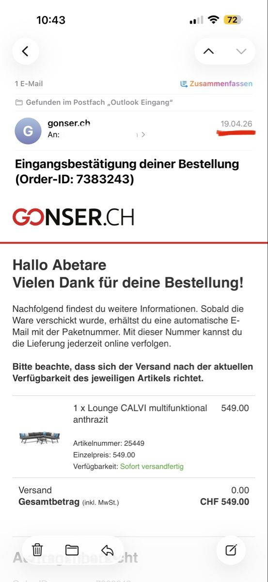 Sofas: Lounge Set – Neuf (Voir description) à Gelterkinden par Belle.fleur 3