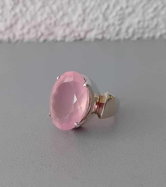 Ringe: Ring Silber Rosenquarz – Gebraucht aus Stans von wer_fd5f 3