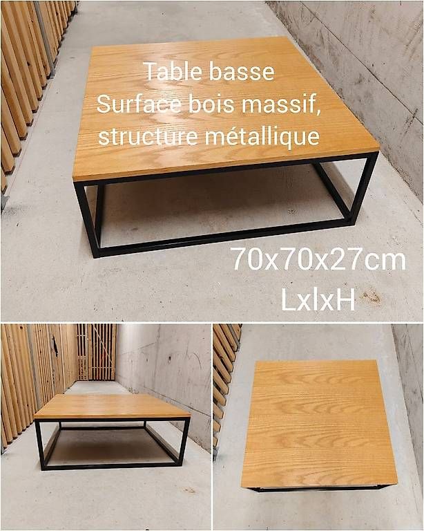 Tische: Magnifique table basse, bois massif – Gebraucht aus Neuchâtel von nguyen_314