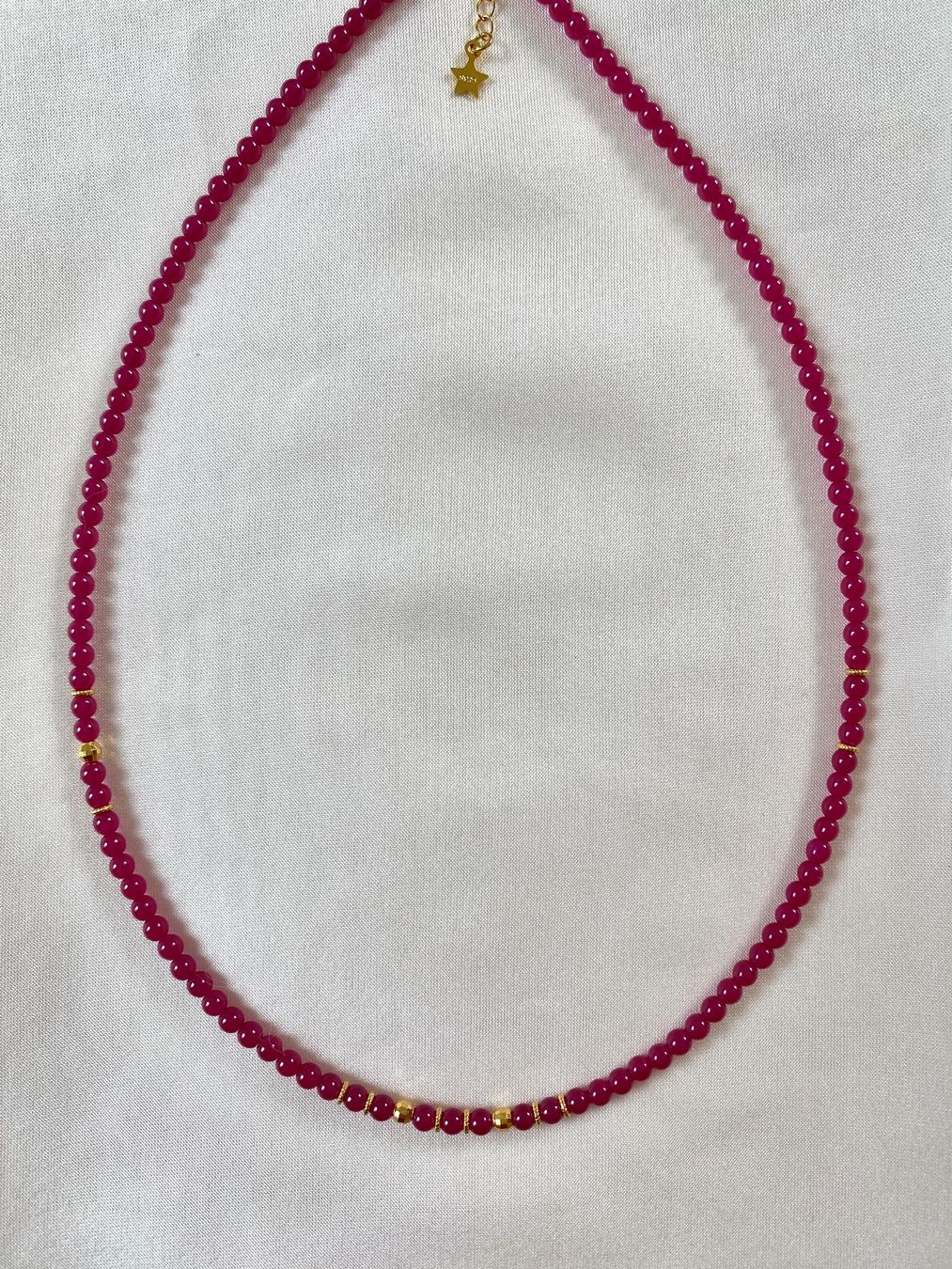 Catenine: Rubin Kette – Nuovo e nell'imballaggio originale da Sarnen venduto da Yingsperlen1