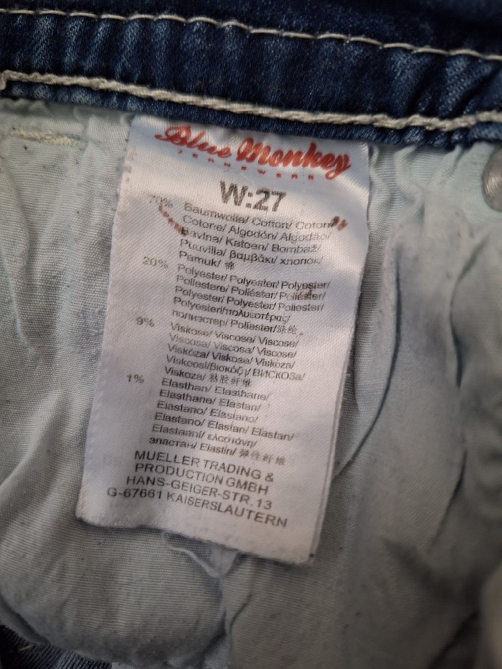 Jeans: Blue Monkey Jeans Gr.27 – Usato da Aadorf venduto da Yvonne58 5