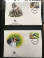 Sierra Leone WWF 1994 Satz Gelbkopf-Felshüpfer Ersttagsbrief