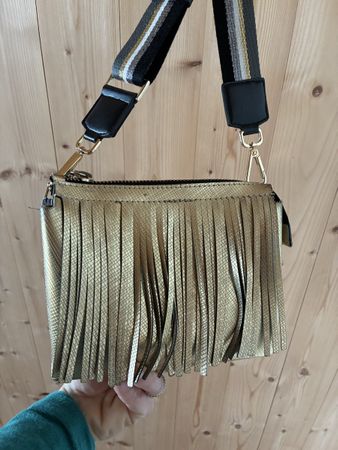 Fransentasche gold von Gianni Chiarini