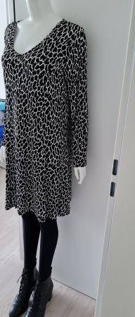 Kleid schwarz/ weiß
