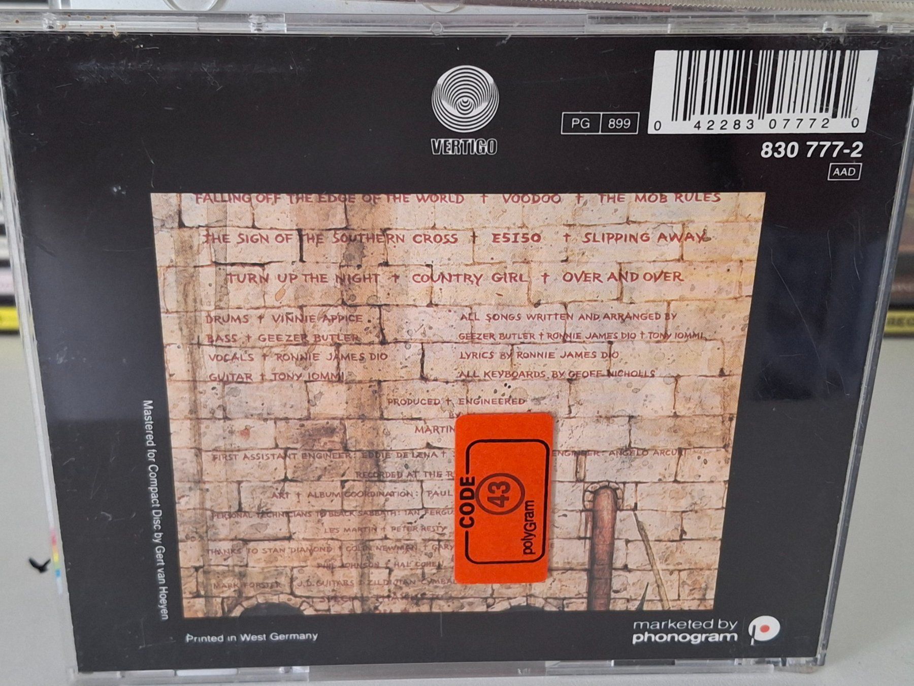 CDs: CD Black Sabbath -  Mob Rules – Gebraucht aus Aarberg von Jackup1 1