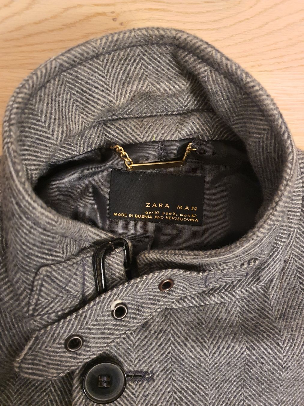 Zara Mäntel: Men’s coat Herringbone Wool blend Overcoat - from zara – Gebraucht aus Wallisellen von Alexandrertheg 1