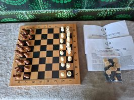 Schach Backgammon Spiel "Anna und Clara's Chees" gebraucht