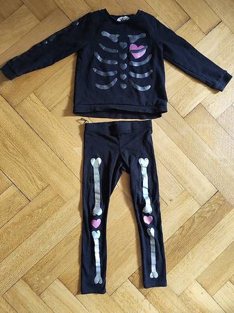 Skelett Halloween Kostüm 