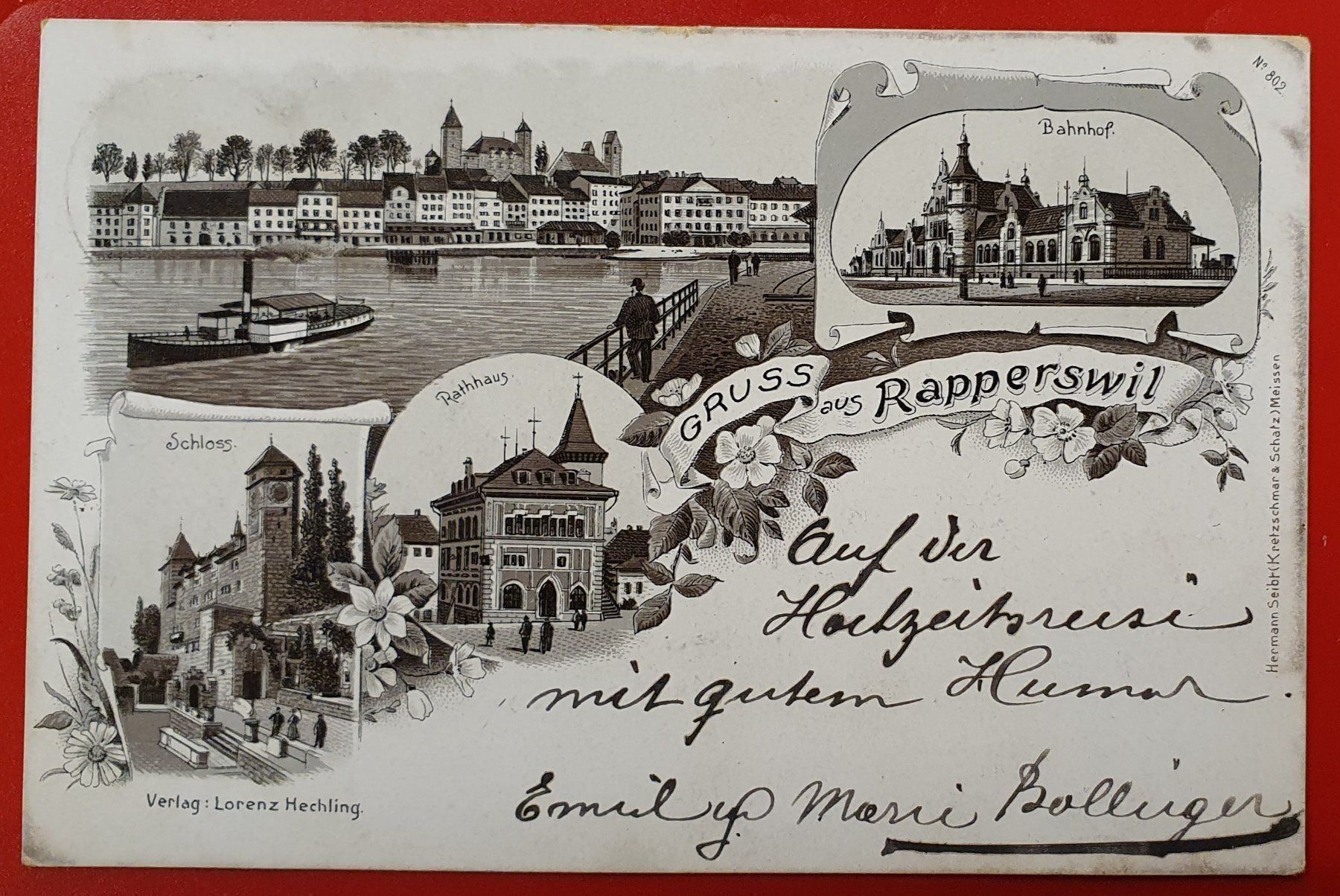 Ansichtskarten: Gruss aus Rapperswil 1899 TOP – Gebraucht aus Kreuzlingen von Rschweiz1