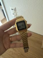 Casio A178W Gold Digital Watch Used Condition