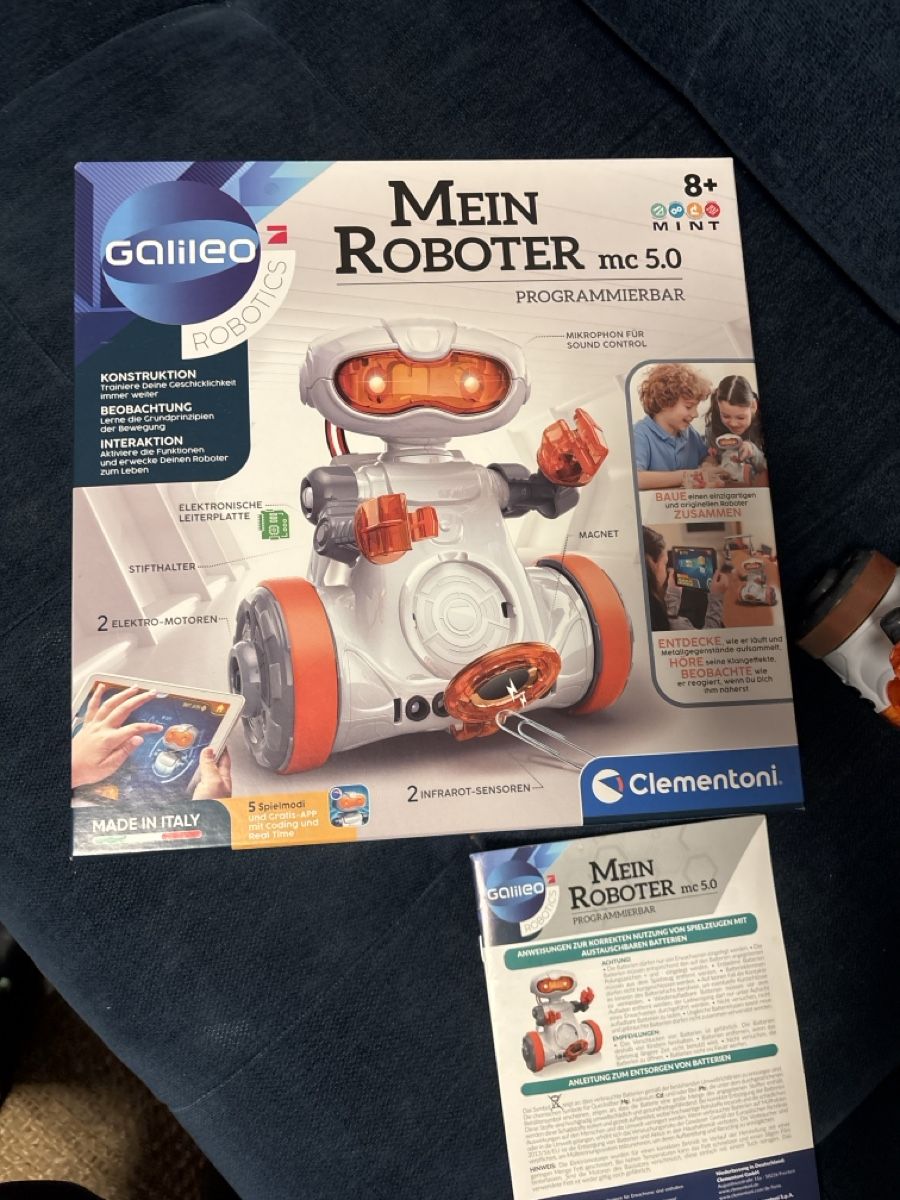 Clementoni Giocattoli: Galileo Mein Roboter mc 5.0, programmierbar, neuwertig! – Usato da Zürich venduto da valientelena 1