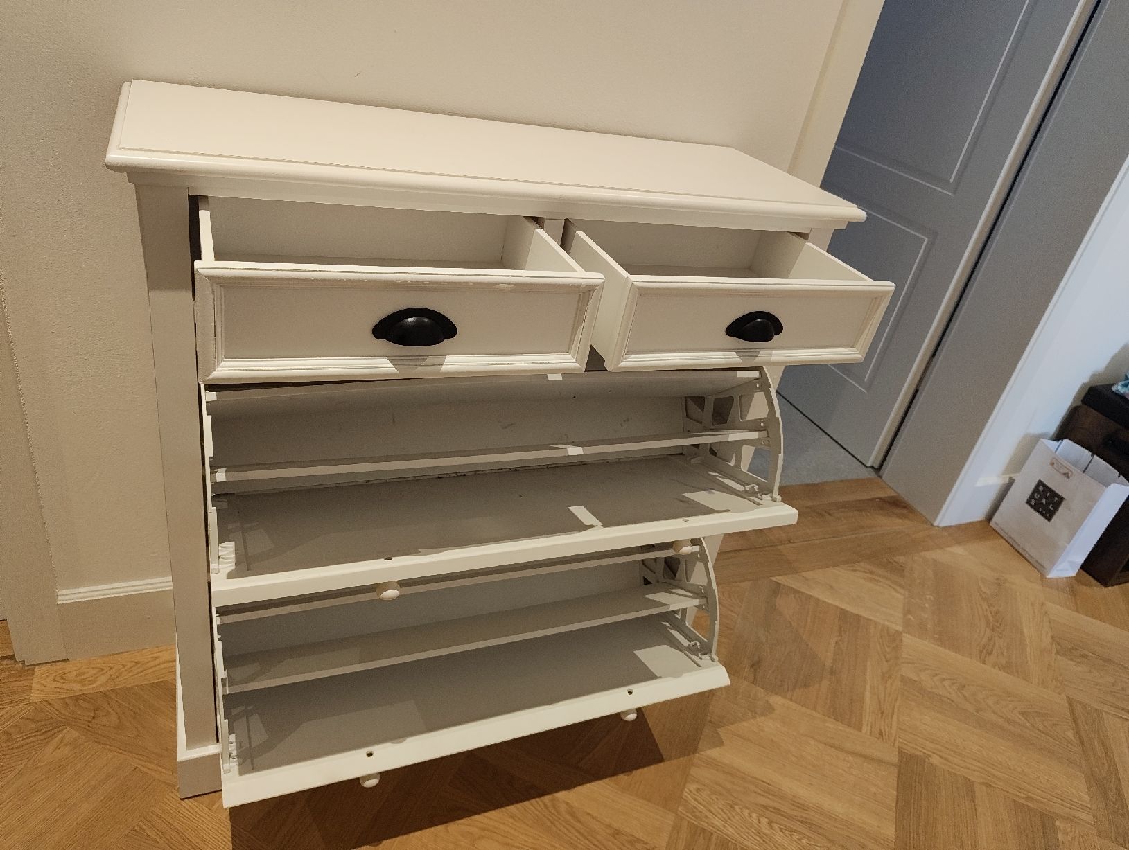 Maisons du monde Cassettiere: Schuhkommode weiss – Usato da Bremgarten AG venduto da van_h5yh 3