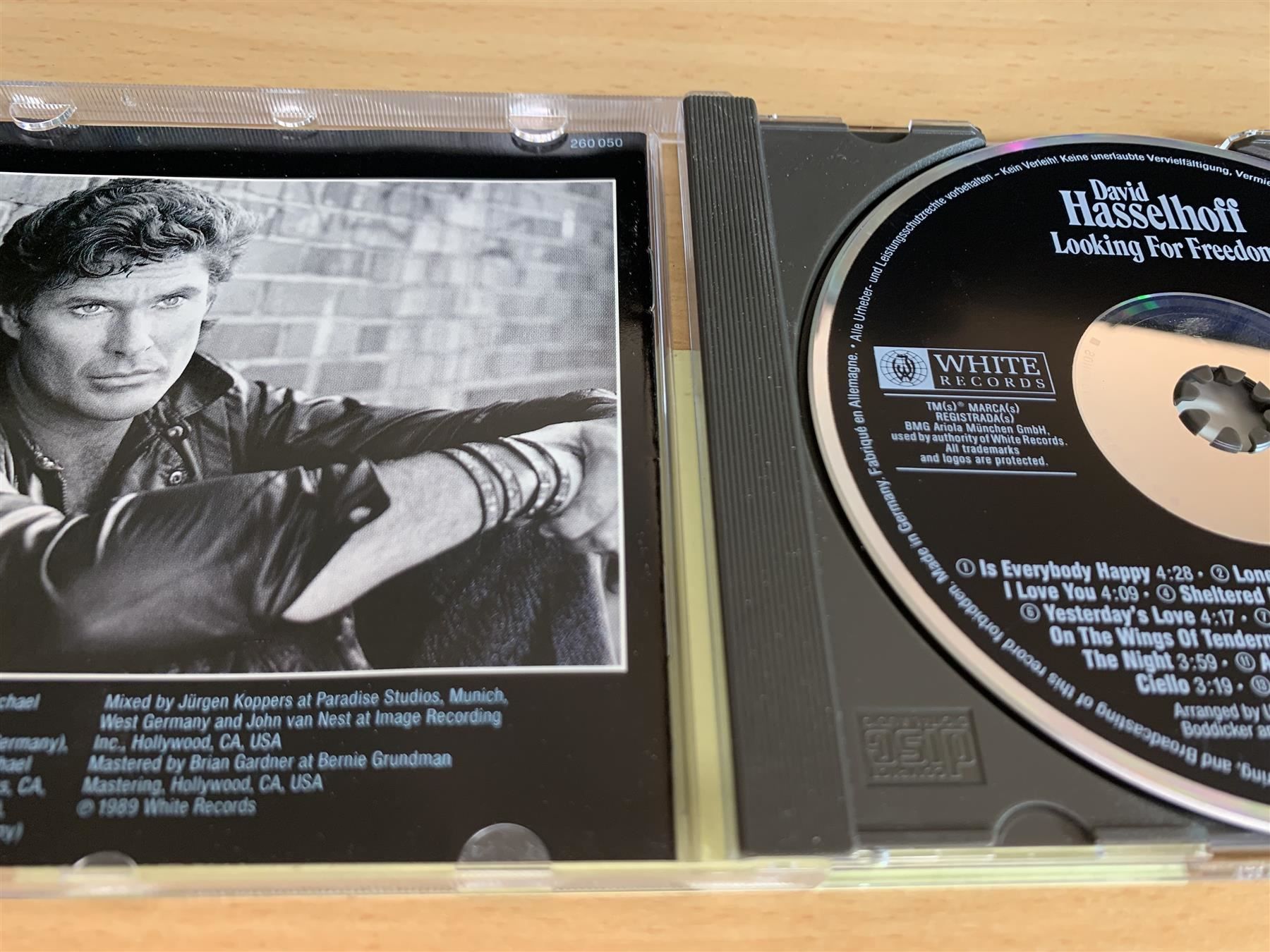 CD: David Hasselhoff – Looking For Freedom – Usato da Rikon im Tösstal venduto da Alpenmutz 2