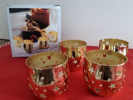 4 Teelichter NEU